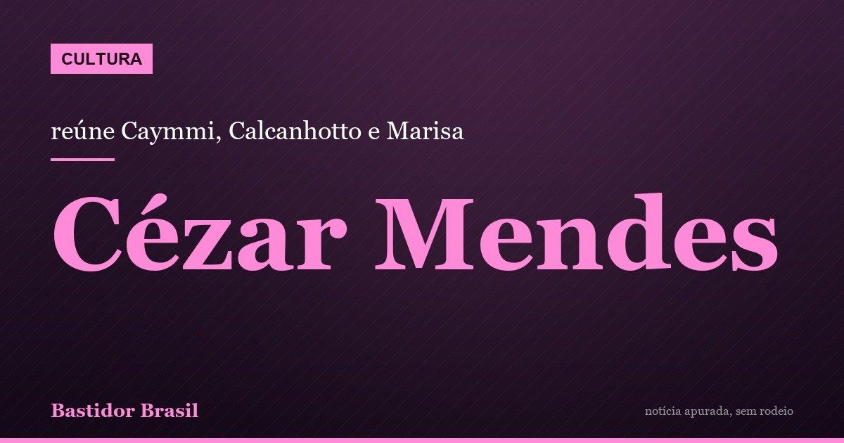 Cézar Mendes reúne Caymmi, Calcanhotto e Marisa Monte no álbum Itapuano