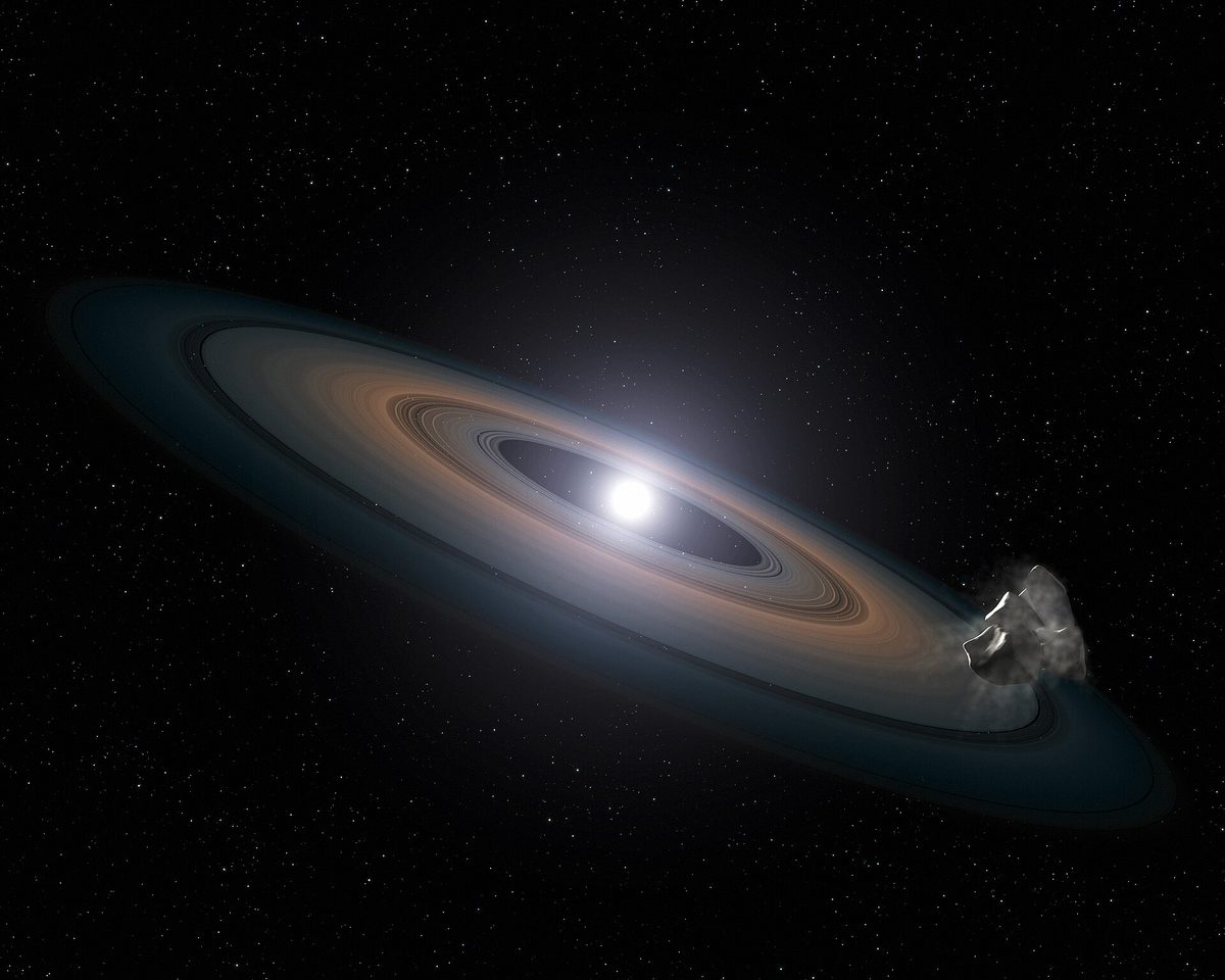 Estrela morta pode estar devorando planeta feito de seus próprios restos