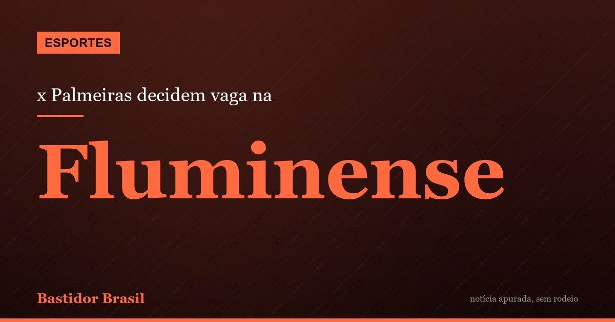 Fluminense e Palmeiras fazem semifinal da Libertadores no Maracanã